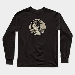 Werewolf cat lady with pals Long Sleeve T-Shirt